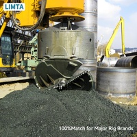 Bucket Pengeboran Batu untuk Rig Pemasangan Tiang Putar Sany SR285 |   Baja Mangan DSDB Q355B 1500mm 200x200 Kelly Box