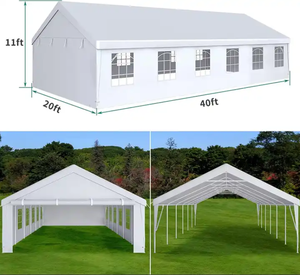 Tuoye giá tốt nhất 20x40xft Trắng chapiteau Tán lều lớn đám cưới ngoài trời Nhà thờ marquee cho các sự kiện với hơn 100 người - Product Image 4