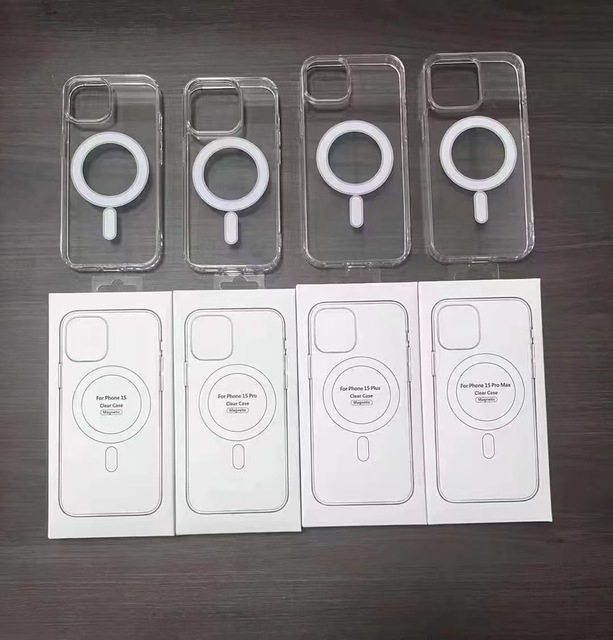 Factory Wholesale Clear Shockproof Anti-Fall Magnetic Phone Cases for 11/12/13/14/15/16/16E Pro Max Plus Sports Design