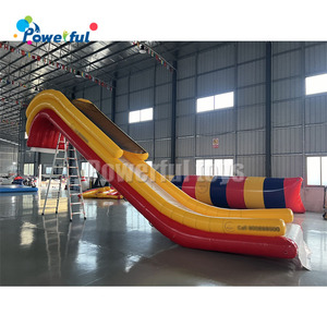 Super yate tobogán inflable <span class=keywords><strong>Alquiler</strong></span> de fiestas privadas tobogán de bote flotante inflable - Product Image 2