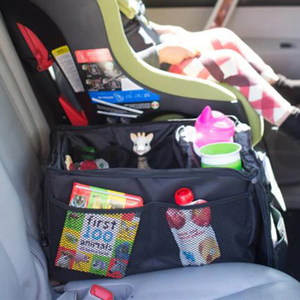 Organizador de Asiento Trasero de Coche de Lujo, Informal, Gran Capacidad, Portátil y Fácil de Limpiar, con Cierre de Cremallera, <span class=keywords><strong>2</strong></span> Portavasos y 10 Bolsillos Laterales - Product Image 6