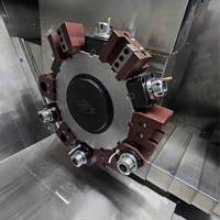 Torno CNC de Cama Inclinada Horizontal Automático FCK50, Máquina de Torneado de Metal de Alta Precisión para el Procesamiento de Piezas de Eje y Disco