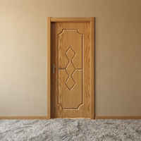 Panneau de porte moderne en PVC, panneau de porte épaissi, isolation phonique silencieuse, panneau de porte à réduction de bruit ultra-élevée, garantie 1 an