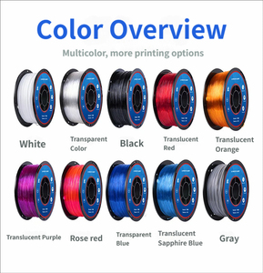 Filamento para Impresora 3D TPU 95A 1.75mm 1KG Morado Rojo Blanco Transparente y Múltiples Colores para Componentes Flexibles Funcionales - Product Image 3