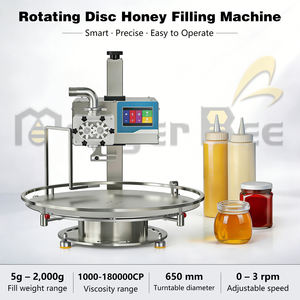 Máquina Llenadora de Botellas de Líquido Viscoso Semiautomática, Bomba de Engranajes de Disco Rotatorio para Miel, Crema y Mermelada, Máquina de Llenado por Peso - Product Image 1