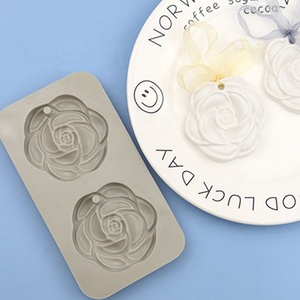 새로운 2 리안산 차꽃 향기 실리콘 수제 귀여운 케이크 포장 및 DIY 장식 몰드 - Product Image 2
