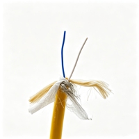 Kabel Apung ROV 2*0.2mm² Lapisan Ganda Selubung TPU Diperkuat LCP Tahan Tarik Tinggi untuk Robot Selam Survei Laut