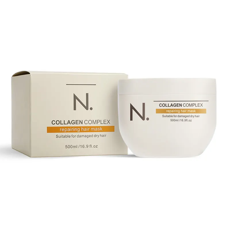 Masque de soin capillaire hydratant professionnel au collagène pour crème nutritionnelle crème de traitement à la kératine crème crème sérum capillaire en soie