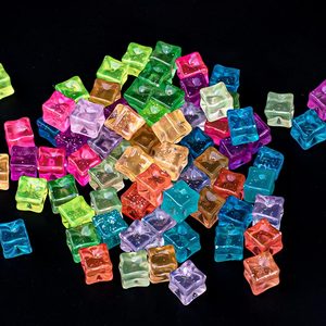 Pedras de Gelo Plásticas que Brilham no Escuro Coloridas para Decoração de Aquários e Tanques de Peixes Atacado OEM - Product Image 1