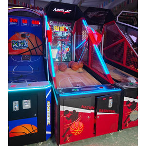 Máquina de Baloncesto Arcade Operada con Monedas, Juego de Tiro de Baloncesto para 1-2 Jugadores, Máquina de Juego de Entretenimiento Urbano - Product Image 5
