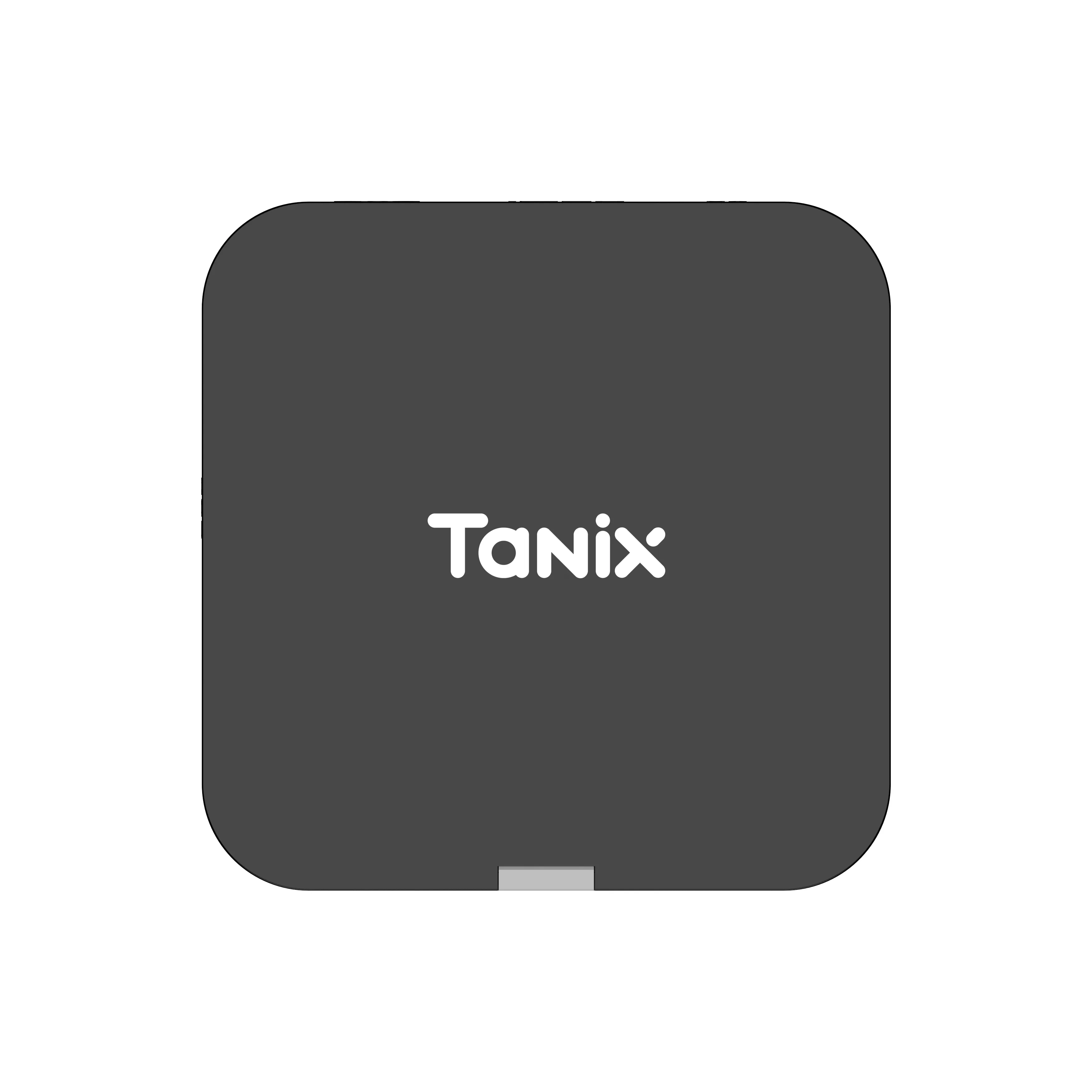 Tanix Draagbare Smart Tv Box Tx1 Allwinner H313 Quad Core 4K Android 10 1/2Gb 8/16Gb Emcp Tv Box Met Kleiner Hoesje