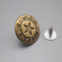 Kit de boutons de rechange ovales en métal gaufré pour jeans avec rivets sans couture pour bretelles de pantalons en denim