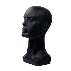 Cabeza de Maniquí Masculina Realista Profesional MCY, Soporte para Cabeza de Maquillaje para Pelucas, Sombreros, Gafas de Sol, Joyería, Exhibición en Barberías - Product Image 4