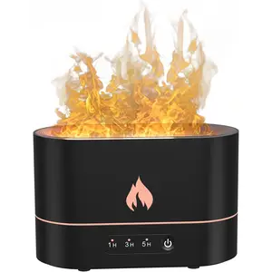 Tùy chỉnh hương liệu nhà yếu tố cần thiết phòng di động mùi hương điện tử không khí tinh dầu hương thơm khuếch tán ngọn lửa tạo độ ẩm