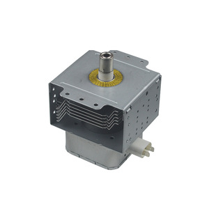 Magnetron 2M219J en acier inoxydable électrique 95 mm x 95 mm refroidi par air avec plaque de base courte pour pièces de four à micro-ondes - Product Image 2