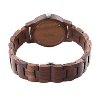 Simple élégant Style forêt montre-bracelet en bois calendrier semaine Phase de lune affichage mouvement à Quartz Seiko 20mm verre modèle de mode