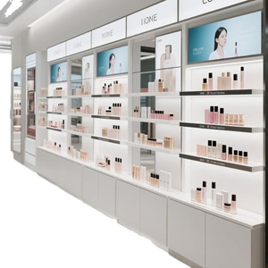 Écran LED moderne et simple, vitrine de présentation de cosmétiques étanche, armoire de présentation de luxe pour salon de beauté, taille, couleur et disposition personnalisables en usine - Product Image 3
