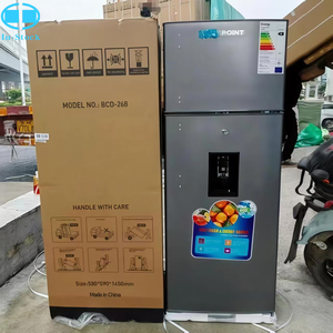Refrigerador Doble Puerta D Stock 268L <span class=keywords><strong>con</strong></span> Congelador Superior y <span class=keywords><strong>Dispensador</strong></span> <span class=keywords><strong>de</strong></span> <span class=keywords><strong>Agua</strong></span> para el Hogar - Product Image 1