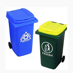Alipis Mini Desktop Trash Can Pen Holder - Metal, Black, 4.5x3.7 Inches, Multi-Use Organizer - View #6