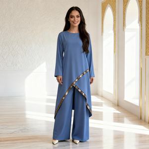 High Quality Premium Material Custom Made Elegant Dress <b>Abaya</b> for Muslim Women Special Occasions - Product Image 3