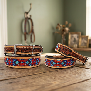 Custom Made Highest Quality Soft Padded Cow Leather <b>Dog</b> Collar Rivet Design Solid Pattern Assorted Style Indian Manufacturer - Product Image 2