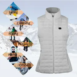 Veste électrique en coton pour hommes et femmes Chauffage intégral du corps Équipement thermique intelligent pour la fièvre Chaleur Charge Veste fonctionnelle - Product Image 6