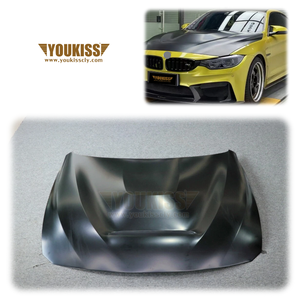 Nouveau capot en aluminium noir de haute qualité pour les séries 3 et 4 M3/M4 F80/F82 GTS Upgrade <span class=keywords><strong>YOUKISS</strong></span> - Product Image 5