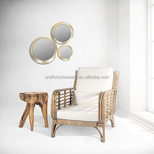 Table d'appoint multifonctionnelle en bois de cèdre, style Art Déco, éco-responsable, faite à la main, durable, pour salon et salle à manger - Product Image 6