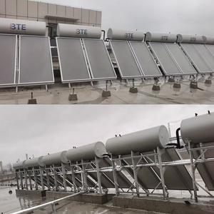 Calentador de Agua <span class=keywords><strong>Solar</strong></span> Presurizado BTE <span class=keywords><strong>Solar</strong></span> de 300L con Tanque de Acero Inoxidable para 6-7 Personas, Sistema de Agua Caliente para el Hogar - Product Image 3