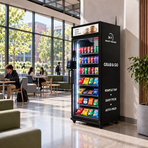 Máquina Expendedora Inteligente con IA, Vidrio Templado, Capacidad de 647L, Múltiples Opciones de Pago, Venta de Bebidas y Alimentos - Product Image 1