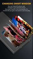Écran d'encre NFC écran miroir étui pour samsung Galaxy S23 Ultra 24Ultra Intelligent bricolage Cool Cover