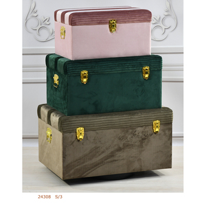 Nhung bao phủ gỗ lưu trữ ngực Thân hộp cho nhà lưu trữ & tổ chức - Product Image 3