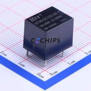 HTV6-DC12V-SH Automotive Relay Through hole,12.2x15.7mm 12V 1 Changeover: 1C (SPDT-Changeover)::: 5 Non-Polarized - Single Coil - Product Image 1
