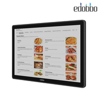 Terminal de point de vente tactile KDS215 21,5 pouces, système d'affichage de cuisine mural, gain de place, compatible Windows/Android