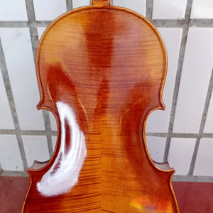 Haute qualité 406mm fait à la main alto table en épicéa européen dos en érable flammé beau son prix de gros Luthier expérimenté - Product Image 1