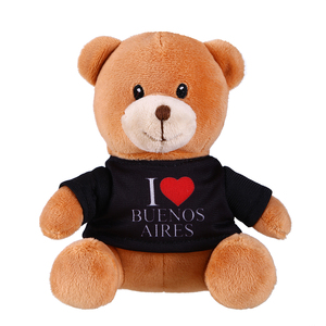 Personalizado logotipo de pelúcia macia, urso de pelúcia, marrom, chaveiro, brinquedo com t, camisetas, desenho animado, animal de pelúcia, <span class=keywords><strong>mini</strong></span> urso, atacado - Product Image 3