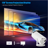 Nouveau Mini Vidéoprojecteur Intelligent Android 11 pour Home Cinéma Portable Auto HD Proyector HY300 Domestique Véritable 1080p 1000 Lumens