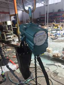 Palans pneumatiques à chaîne annulaire <span class=keywords><strong>de</strong></span> 1 tonne, palans pneumatiques antidéflagrants - Product Image 5