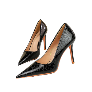 Zapatos de Tacón Alto de Moda para Mujer, Estilo Stiletto, Sencillos, para Novia, Oficina, Trabajo, de Satén, con Punta Puntiaguda, Zapatos de Primavera para Mujer - Product Image 3