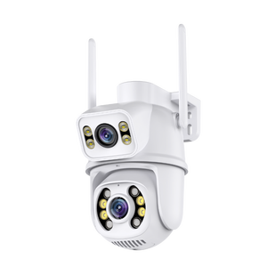 Caméra PTZ intelligente WiFi couleur A28, capteur CMOS 6MP, vision nocturne, stockage cloud, alarme de sécurité, double objectif sans fil - Product Image 5