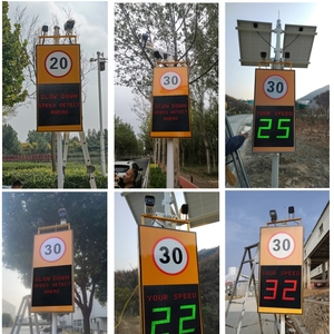 Hight Chất Lượng Máy Ảnh Dấu Hiệu Giao Thông Radar Tốc Độ Tăng Tốc Thực Thi Tốc Độ Giới Hạn LED Ánh Sáng Radar Giới Hạn Dấu Hiệu - Product Image 3