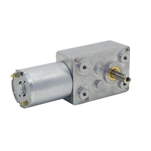 Reverse <span class=keywords><strong>370</strong></span> Autobloqueo Eje hueco de bajo ruido Pequeño DC Micro Motor de engranaje helicoidal de accionamiento eléctrico 12V 24V Cabrestante IE 2 Imán permanente - Product Image 1
