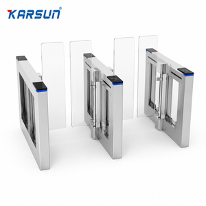 Sistema de Control de Acceso de Alta Seguridad para Gimnasios, Torniquete Automático, Barrera Giratoria, Puerta Torniquete con Reconocimiento Facial y de Palma de la Mano con Tarjeta RFID - Product Image 1