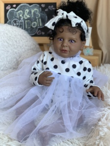 Carro de madera Arte Hombres Marcas Sorpresa Mono Miniaturas Cochecito Plato Navidad Nacimiento <span class=keywords><strong>Reborn</strong></span> Baby Doll - Product Image 2