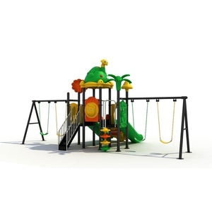 Terrain de jeu extérieur pour enfants Toboggans de colline Équipement plastique Parc d'attractions Filet d'escalade - Product Image 3