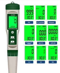 Misuratore di Qualità dell'<span class=keywords><strong>Acqua</strong></span> Digitale 10-in-1 <span class=keywords><strong>PH</strong></span>/TDS/EC/SALT/TEMP/S.G/ORP/H2/Fertile/Resistività KLZD KZ-JQ006 Misuratore di <span class=keywords><strong>pH</strong></span> Portatile 0-14pH - Product Image 3