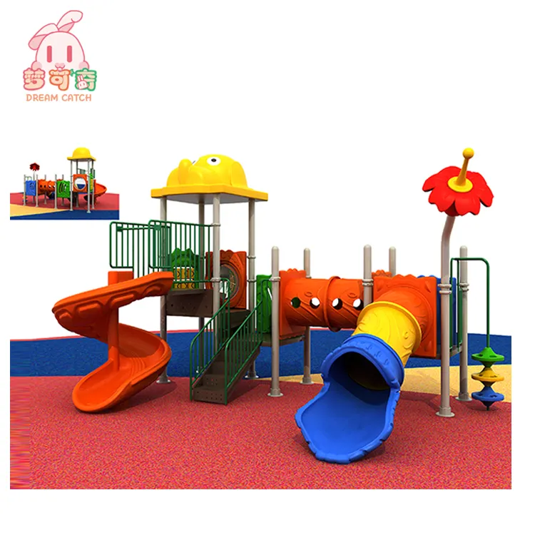 Commercial Plastic Children Play Games Center Outdoor Playground For Sale Kids