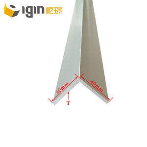 Profilé d'angle en aluminium Yijing 40 mm en forme de L, anodisé 6063T5, pour usage industriel et civil - Product Image 2