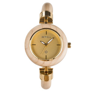 Nuevos Relojes de Cuarzo Naturales y Únicos para Mujer, con Logotipo Personalizado de Lujo, Relojes Mecánicos de Madera Hechos a Mano para Mujer - Product Image 1