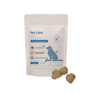 Compléments apaisants pour chiens à l'huile de chanvre - Soulagement naturel du stress pour les voyages et les visites chez le vétérinaire - Product Image 1